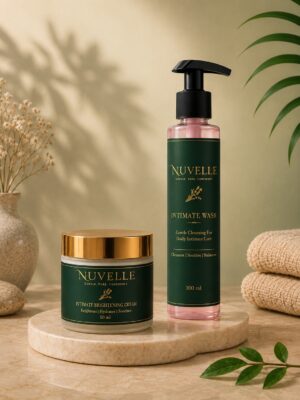 Nuvelle Complete Care Duo: Intimate Brightening Cream and Intimate Wash together
